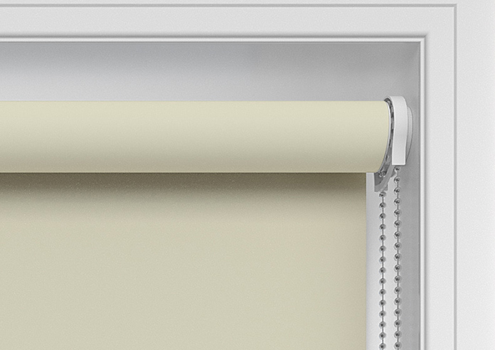 Trinity (FR Blackout), Rice Paper - Twist&Fit Roller Blind - Image 11